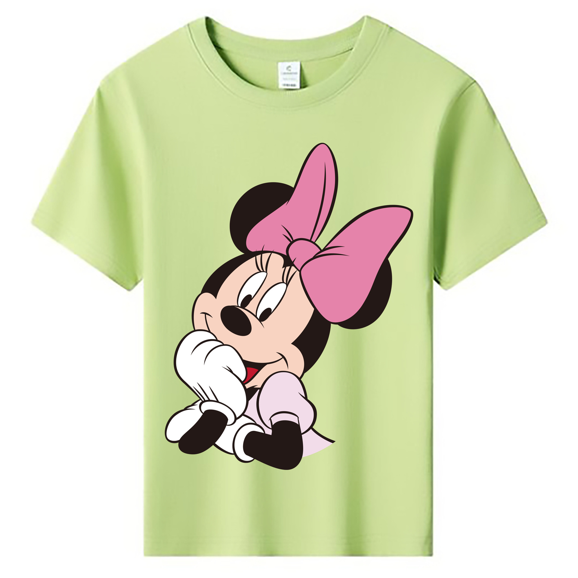 ミッキーマウス Mickey Mouse 綿100％キッズTシャツ（フロントプリント）